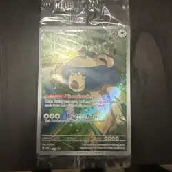 Pokemon TCG Snorlax 051 SV Scarlet & Violet 151 Promo Card Sealed Holo Rare - Image 1