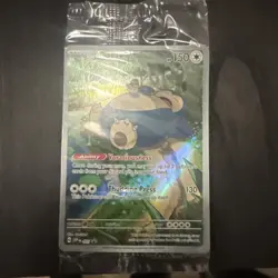 Pokemon TCG Snorlax 051 SV Scarlet & Violet 151 Promo Card Sealed Holo Rare - Image 2