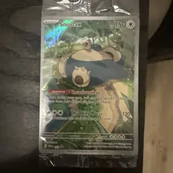 Pokemon TCG Snorlax 051 SV Scarlet & Violet 151 Promo Card Sealed Holo Rare - Image 3