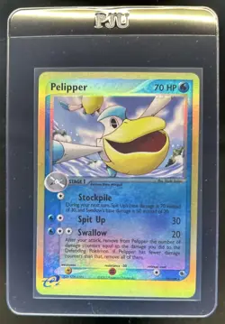 2003 Pokemon EX Ruby & Sapphire Pelipper Reverse Holo #19/109 - Image 1