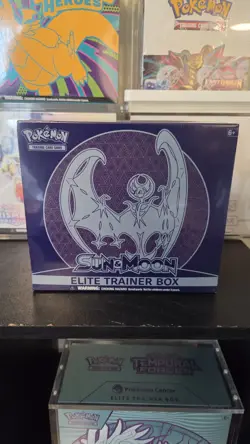 Pokemon Sun And Moon Base Lunala Elite Trainer Box Sealed ETB Sun & Moon - Image 1