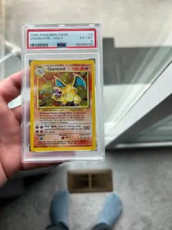 PSA 6 EX-MT Charizard Base Set 4/102 Holo 1999 Pokemon Excellent - Mint - Image 1