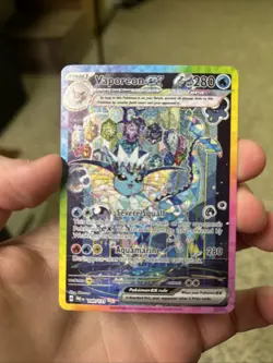 Pokemon TCG Vaporeon EX Prismatic Evolutions Special Illustration Card 149/131 - Image 1