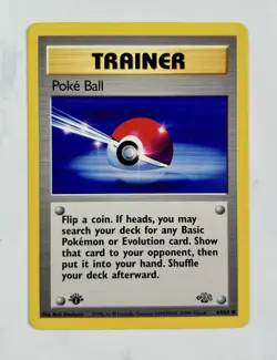 Poke Ball 1999 Pokemon Game Jungle 1st Edition #64/64 * Mod Play - Image 1