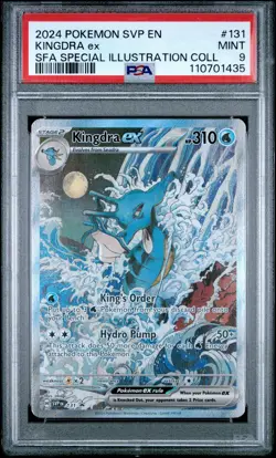 PSA 9 MINT Kingdra EX SFA Special Illustration Collection Promo Pokemon SVP 131 - Image 1