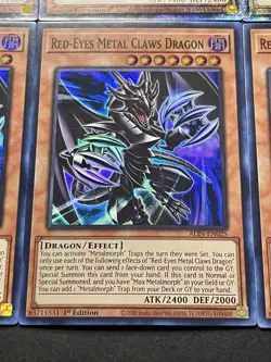 Red-Eyes Black Fullmetal Dragon | Starlight Rare + 3x Claws Dragon | YuGiOh! - Image 5