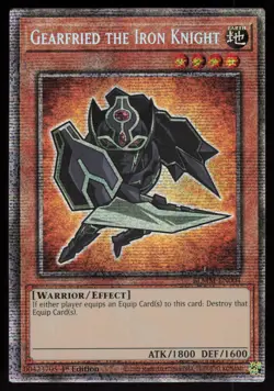Gearfried the Iron Knight (Starlight Rare) BLMM-EN004 Starlight Rare Yu-Gi-Oh - Image 1