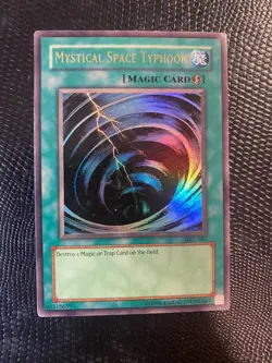 Yu-Gi-Oh! Mystical Space Typhoon (MRL-047) - Super Rare - HP - FREE SHIPPING !!! - Image 1