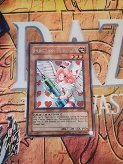Injection Fairy Lily LOD-100 Secret Rare Hp/Dmg Condition Yugioh - Image 1
