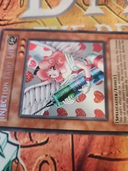 Injection Fairy Lily LOD-100 Secret Rare Hp/Dmg Condition Yugioh - Image 4