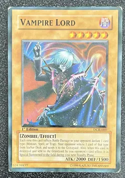 Konami - Yu-Gi-Oh! TCG, Vampire Lord DCR-000 - Image 1