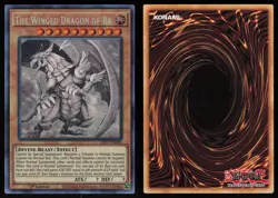 The Winged Dragon of Ra (Ghost Rare) LED7-EN000 1st Edition Yu-Gi-Oh - Image 3