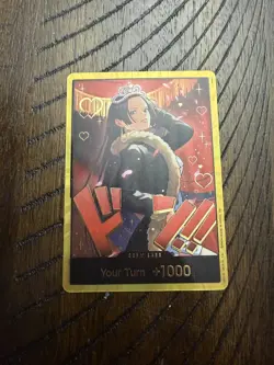 Boa Hancock Gold Frame DON ONE PIECE Card Game Heroines Edition EB-03 English - Image 1