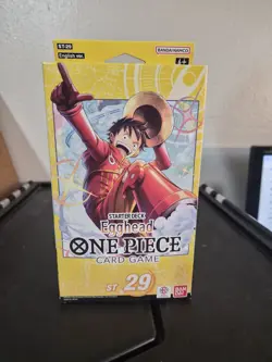 ONE PIECE CARD GAME EGGHEAD STARTER DECK ST-29 ENGLISH BRAND NEW SEALED TCG - Image 1