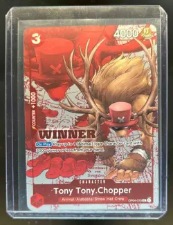 2024 One Piece Promos Tony Tony Chopper Winner Pack Oct-Dec #OP04-010 - Image 1