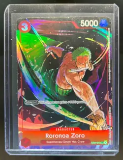2023 One Piece Gift Collection 2023 Roronoa Zoro SR #ST01-013 - Image 1