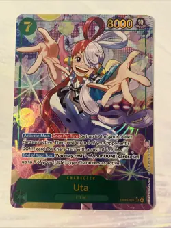 One Piece English EB03-061 Uta SEC AA Heroines Edition Secret Rare Alt Art - Image 1