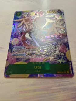 One Piece English EB03-061 Uta SEC AA Heroines Edition Secret Rare Alt Art - Image 2