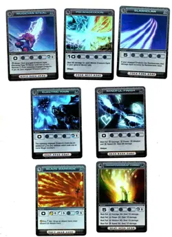 Chaotic lot #074. Lot of 7 Super Rare cards. All Attack - Image 1