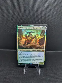MTG Byrke, Long Ear of the Law Foil Magic the Gathering Card Bloomburrow - Image 1