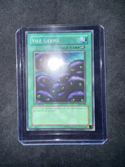 Konami Yu-Gi-Oh! Vile Germs LOB-090 1st Edition Spell Card - Image 5