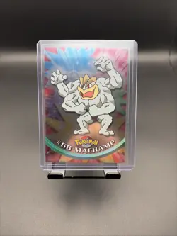 Topps Machamp #68 TV Animation Edition Pokemon Card HOLO - Image 1