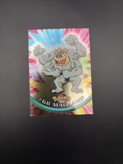 Topps Machamp #68 TV Animation Edition Pokemon Card HOLO - Image 3