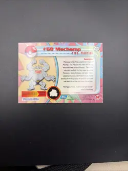 Topps Machamp #68 TV Animation Edition Pokemon Card HOLO - Image 4