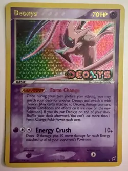 Pokemon TCG Deoxys EX Reverse Holo Rare Card 17/107 Stamped - Image 1