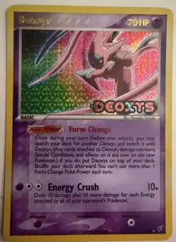 Pokemon TCG Deoxys EX Reverse Holo Rare Card 17/107 Stamped - Image 2
