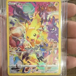 Pokemon Pikachu 160/159 Crown Zenith Secret Rare Holo Wild Charge Card 2023 - Image 1