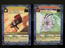LOT 4 Digimon Cards 2001 Bandai Magnadramon & more St-141, St-133, St-137, St-69 - Image 5
