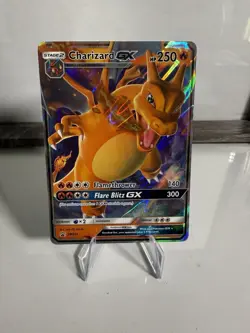 Pokemon TCG Charizard GX SM211 Black Star Promos Ultra Rare Holo Card - Image 1