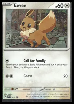 Pokemon SV: Scarlet & Violet Promo Cards #SVP 200 Eevee Promo,Holo - Image 1
