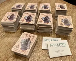 SPELLFIRE Master The Magic CARD GAME Lot TSR AD&D 1994 +/- 1700 Cards FIRST ED - Image 1