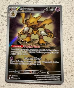 Mega Evolution promo card Alakazam #09 Pokemon - Image 1