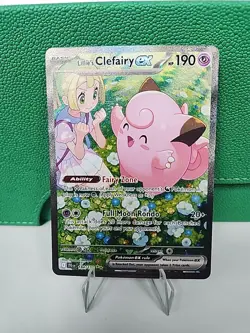 Lillie's Clefairy EX 184/159 SV09 Journey Together SIR Pokemon TCG Card NM - Image 1