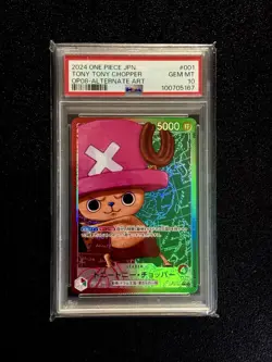 One Piece Card Game 🏴‍☠OP08-001 Tony Tony Chopper JPN Graded PSA 10 US Seller - Image 1