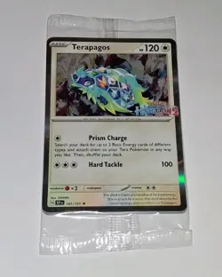 Pokemon Terapagos Horizon Stamped Card 161/191 & Fuecoco 029/191 Stamped SEALED - Image 1
