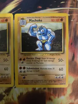 Machoke Pokemon Card Lot - Shadowless - Base Set 2 - Base Set - 3 Cards - Mixed - Image 4