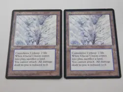 Glacial Chasm Ice Age Land Magic the Gathering TCG Trading Card Mtg - Image 1