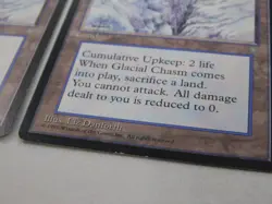 Glacial Chasm Ice Age Land Magic the Gathering TCG Trading Card Mtg - Image 3