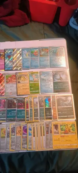 Pokemon Card Collection Lot Pikachu, Eevee, Embreon, Gyarados - Image 3
