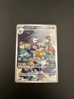 Excadrill 174/162 Temporal Forces Illustration Rare Pokemon Card English - Image 1