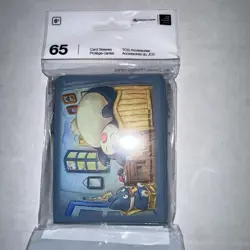 Pokemon x Van Gogh Museum: Munchlax & Snorlax The Bedroom (65 Card Sleeves) - Image 1