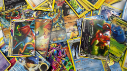 Pokemon Cards Bulk Lot Bundle In Metal Case 587gm Cards 300+ - Image 1