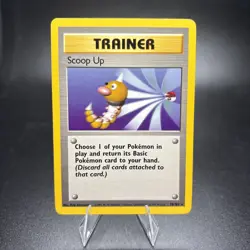 Pokemon Vintage Card TCG Scoop Up Trainer Base Set Rare 78/102 NM -g - Image 1