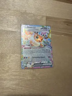 Pokemon TCG Eevee EX Prismatic Evolutions Double Rare Holo Card 075/131 SV - Image 1