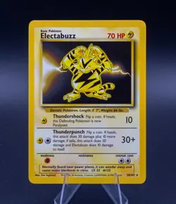 Electabuzz Pokemon Card Base Set 20/102 Rare 1999 WOTC - Image 1