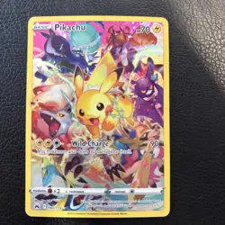 Pokemon Pikachu 160/159 Crown Zenith Full Art Secret Rare Holo Card NM (3) - Image 1